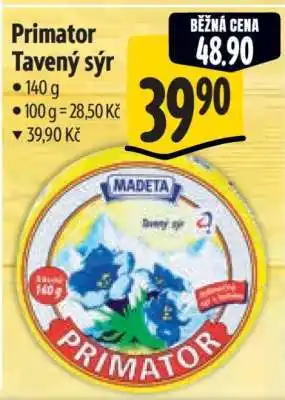 Albert Primator tavený sýr nabídka