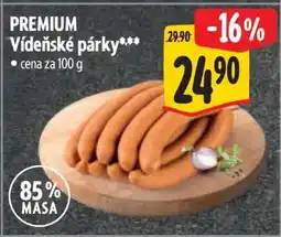 Albert PREMIUM Vídeňské párky nabídka