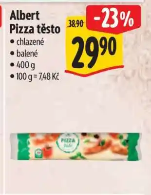 Albert Albert Pizza těsto nabídka