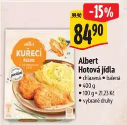 Albert Albert Hotová jídla nabídka