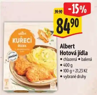 Albert Albert Hotová jídla nabídka