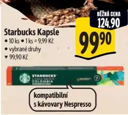 Albert Starbucks kapsle nabídka