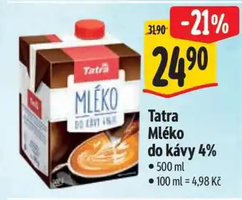 Albert Tatra mléko do kávy 4% nabídka