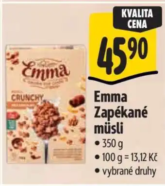 Albert Emma Zapékané müsli nabídka