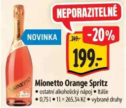 Albert MIONETTO ORANGE SPRITZ nabídka