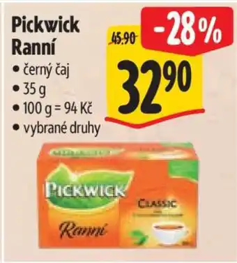 Albert Pickwick ranní nabídka