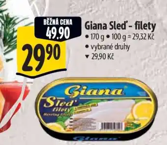 Albert Giana Sleď filety nabídka