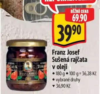 Albert Franz Josef Sušená rajčata v oleji nabídka
