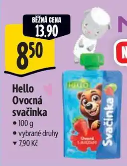 Albert Hello Ovocná svačinka nabídka