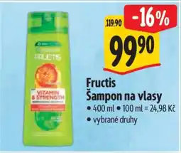 Albert Fructis šampon na vlasy nabídka