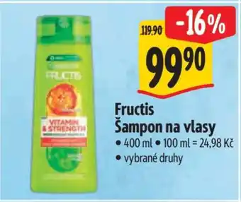 Albert Fructis šampon na vlasy nabídka