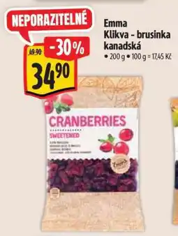 Albert Emma Klikva - brusinka kanadská nabídka