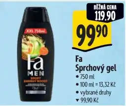 Albert Fa sprchový gel nabídka
