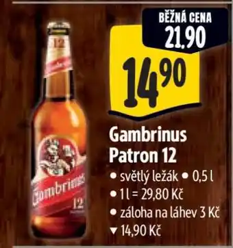 Albert Gambrinus Patron 12 nabídka