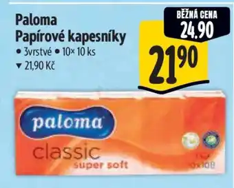 Albert Paloma Papírové kapesníky nabídka