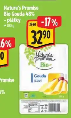 Albert Nature's Promise Bio Gouda 48% plátky nabídka
