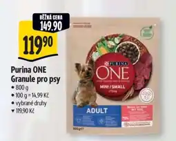 Albert PURINA ONE Granule pro psy nabídka