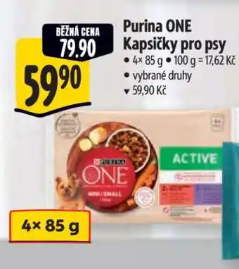 Albert Purina One Kapsičky pro psy nabídka