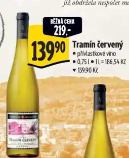 Albert Tramín červený nabídka