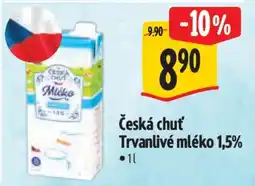 Albert Česká chuť Trvanlivé mléko 1,5% nabídka