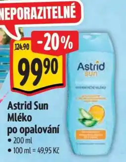 Albert Astrid Sun mléko po opalování nabídka