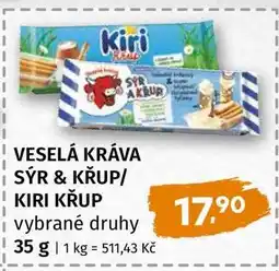 Terno VESELÁ KRÁVA SÝR & KŘUP/KIRI KŘUP nabídka