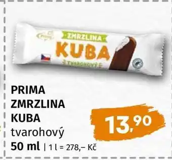 PRIMA ZMRZLINA KUBA tvarohový