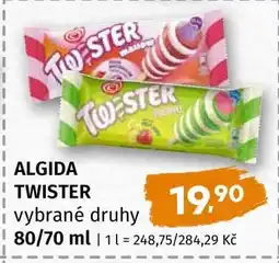 Terno ALGIDA Twister nabídka