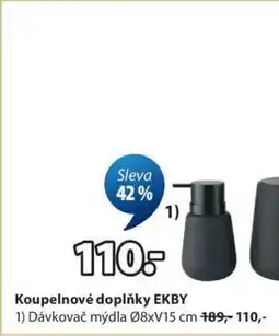 JYSK Dávkovač mýdla Ø8xV15 cm nabídka