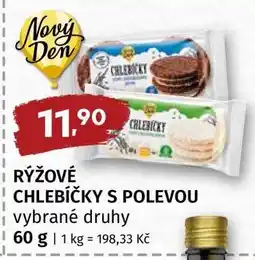 Terno Rýžové chlebíčky s polevou nabídka