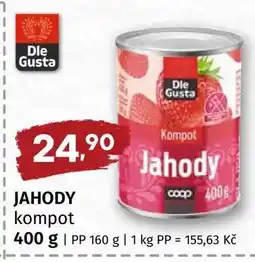 Terno JAHODY kompot nabídka
