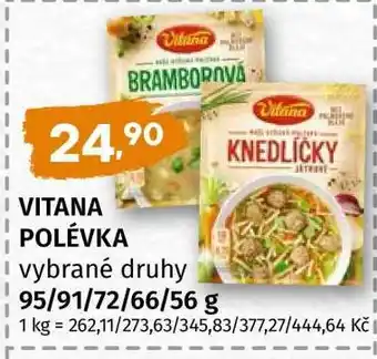 Terno Vitana Polévka nabídka