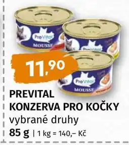 Terno PreVital Konzerva pro kočky nabídka