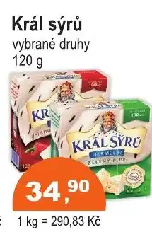 COOP DISKONT Král sýrů nabídka