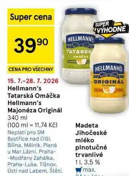 Tesco HELLMANN'S ORIGINAL nabídka