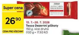 Tesco Tesco Dezertní piškoty, 150 g, více druhů nabídka