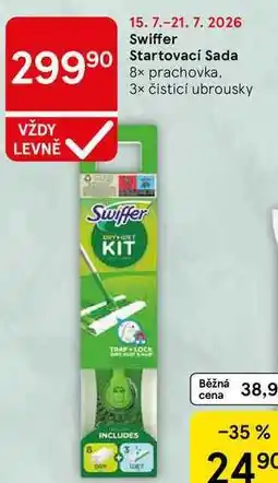 Tesco Swiffer Startovací Sada, 8x prachovka. 3x čisticí ubrousky nabídka