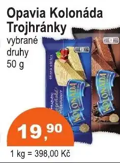 COOP DISKONT Opavia Kolonáda Trojhránky nabídka