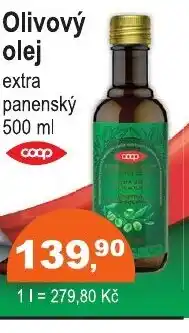COOP DISKONT Olivový olej extra panenský nabídka