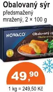 COOP DISKONT Nowaco Obalovaný sýr předsmažený mražený nabídka
