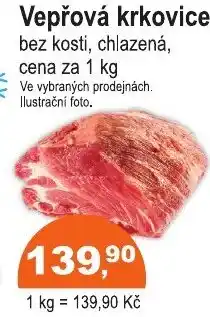 COOP DISKONT Vepřová krkovice nabídka