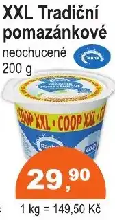 COOP DISKONT Ranko XXL Tradiční pomazánkové neochucené nabídka