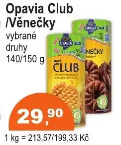 COOP DISKONT Opavia Club /Věnečky nabídka
