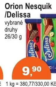 COOP DISKONT Orion Nesquik /Delissa nabídka