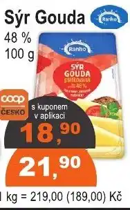 COOP DISKONT Ranko Sýr Gouda nabídka