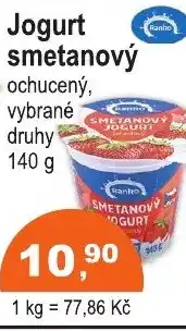 COOP DISKONT Ranko Jogurt smetanový ochucený nabídka