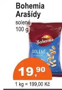 COOP DISKONT Bohemia Arašídy solené nabídka