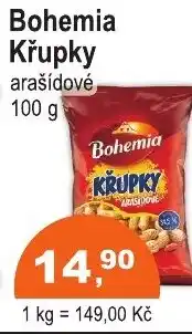COOP DISKONT Bohemia Křupky arašídové nabídka