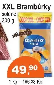 COOP DISKONT XXL Brambůrky solené nabídka