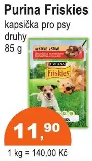 COOP DISKONT Purina Friskies kapsička pro psy nabídka